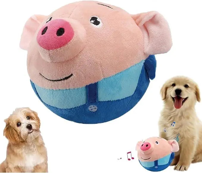 Paw Needs Love  Bouncing Piggy - Interactive Dog Toy Paw Needs Love  ball dogs interactive plush toys