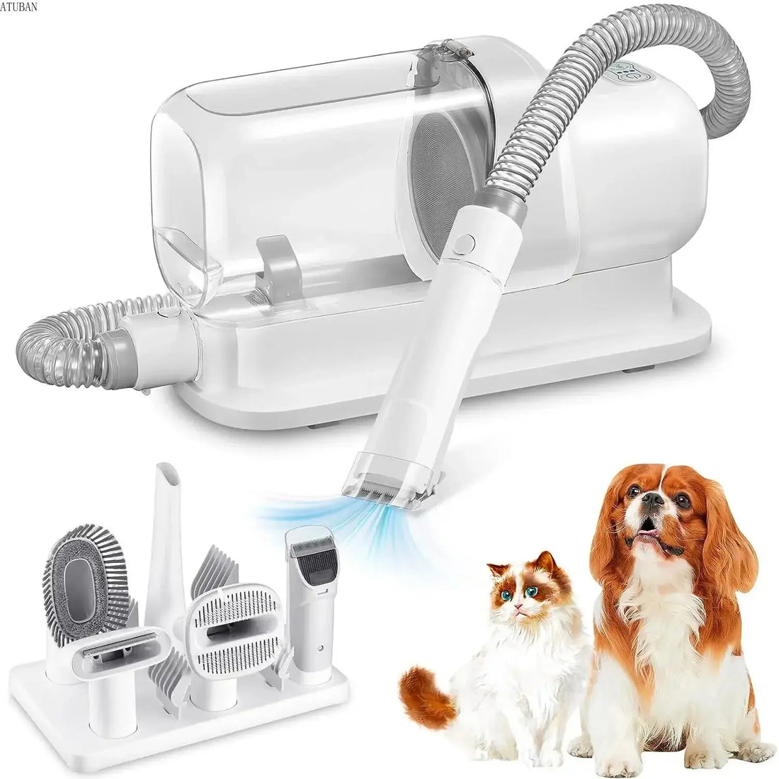 Dog Grooming Vacuum & Pet Grooming Kit - Paw Needs Love