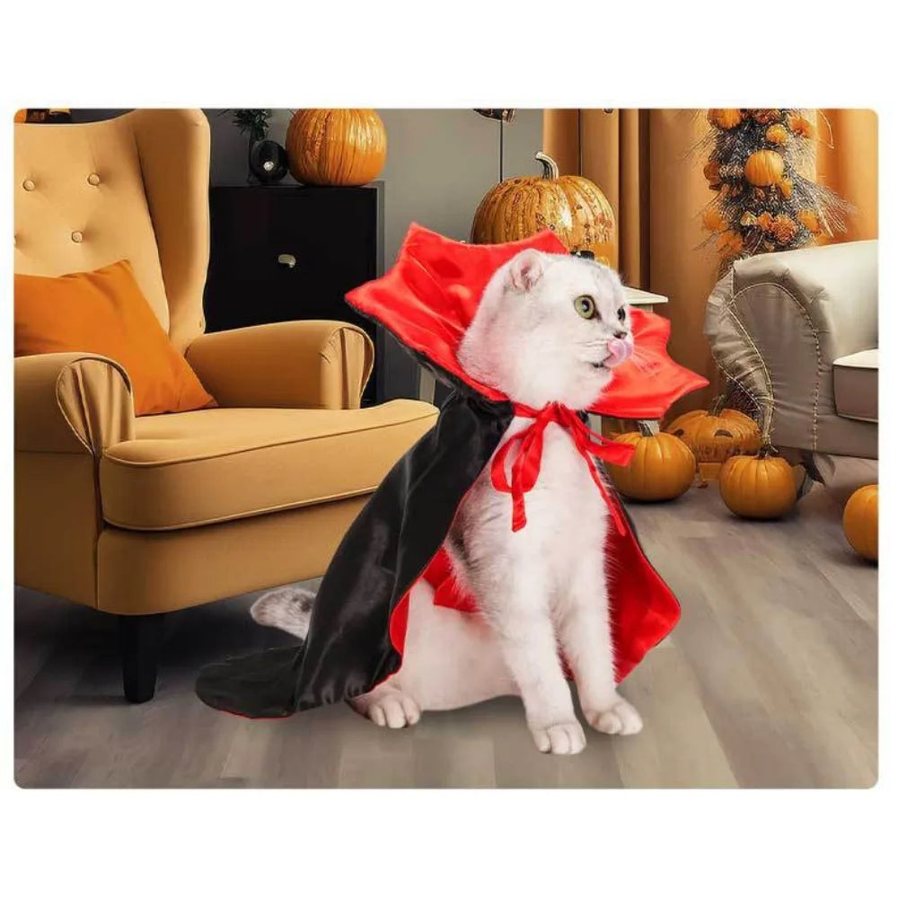 2024 New Fashion Pet Halloween Cloak Funny Personalized Funny Christmas Cloak Cat Costume Puppy Pet Clothes Paw Needs Love