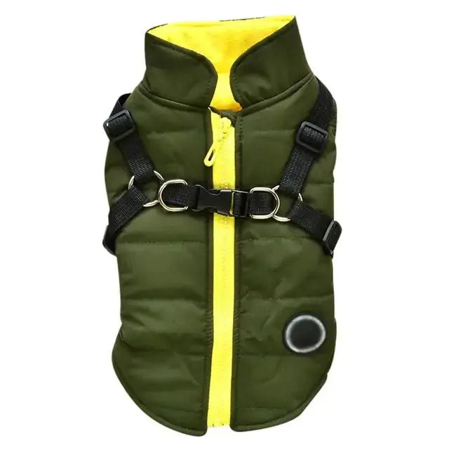 Waterproof Pet Coat with Harness - Paw Needs Love