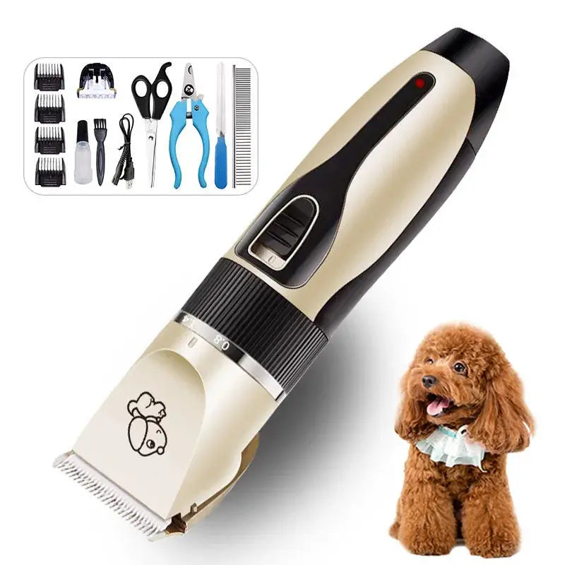 Rechargeable Pet Hair Clipper Grooming Set - Paw Needs Love