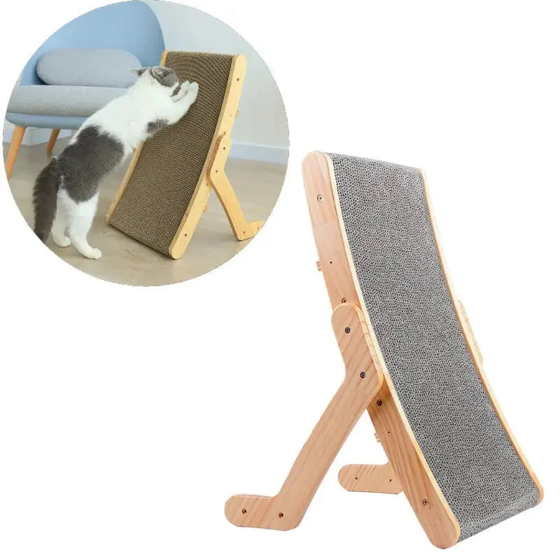 Wooden Cat Scratcher - Paw Needs Love